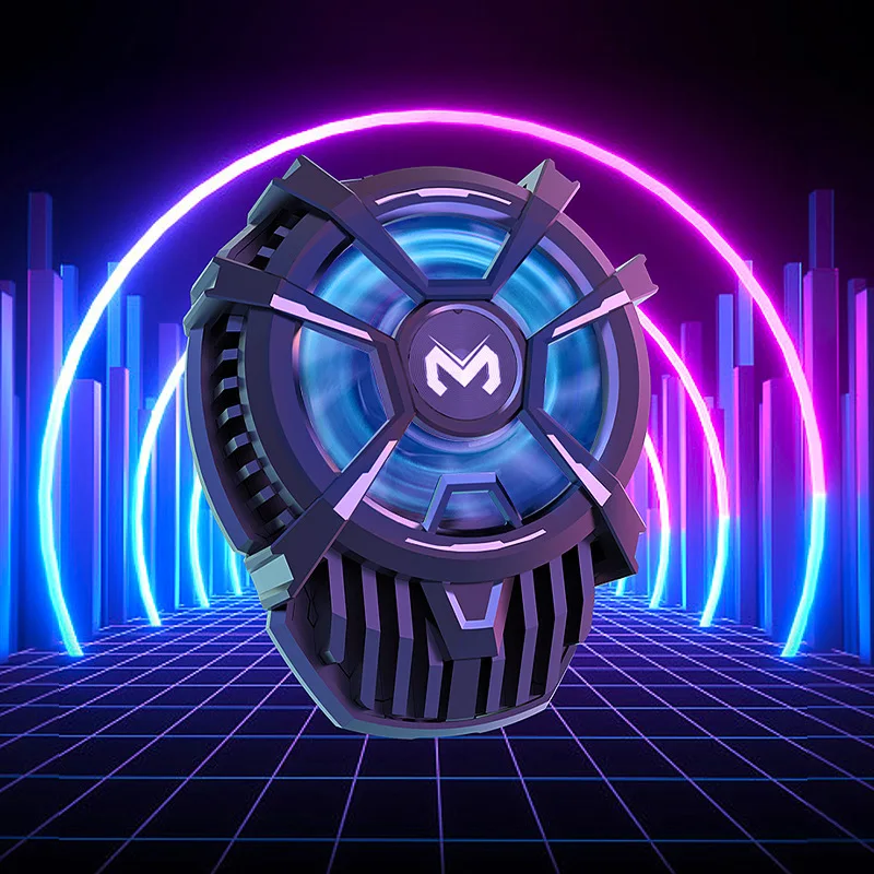 

DL07 Mobile Phone Radiator Semiconductor Refrigeration Cooling Fan for PUBG Game Cooler for IOS Android Back-Clip Cool Heat Sink