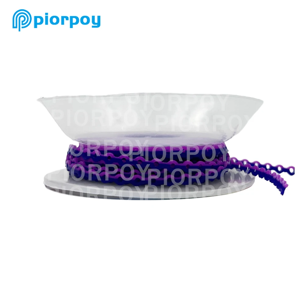 Ортодонтическая эластичная резиновая цепь PIORPOY длина 4 5 м/рулон Длинные Короткие