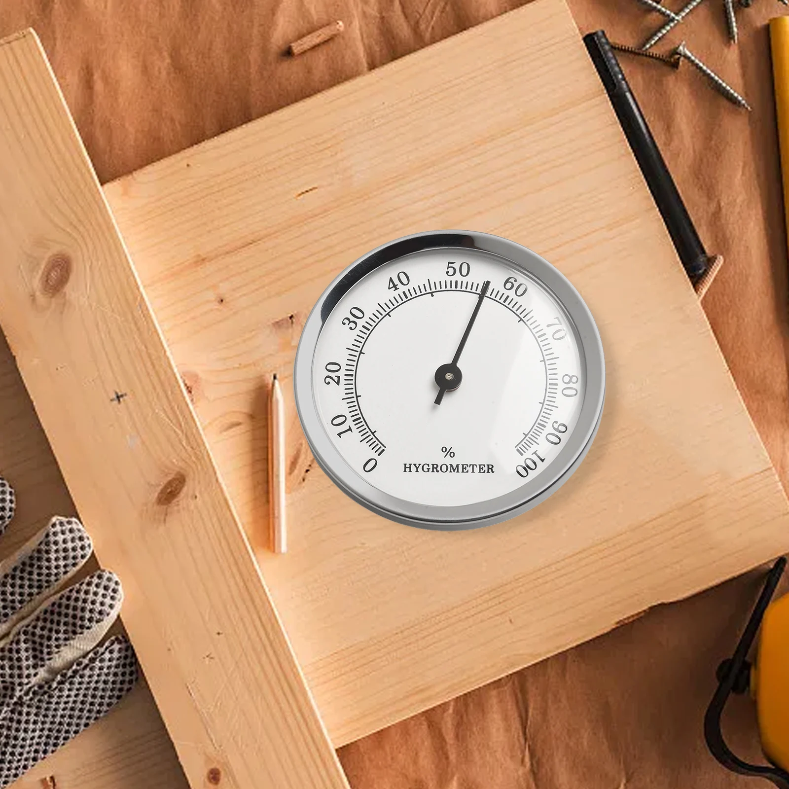 1 шт. 57 мм измеритель температуры мини-аналоговый дисплей гигрометр офисная