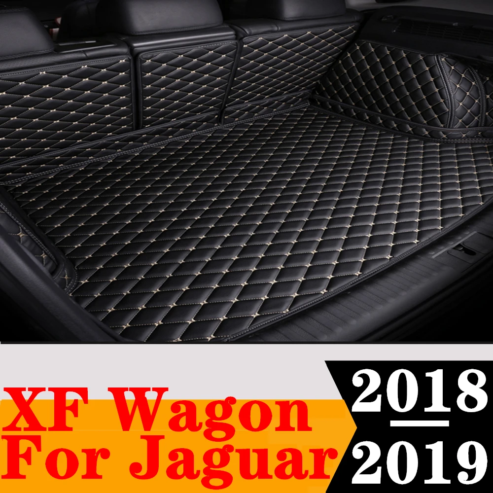 Полный Комплект ковриков для багажника автомобиля Jaguar XF Wagon 2019 2018 задний поднос