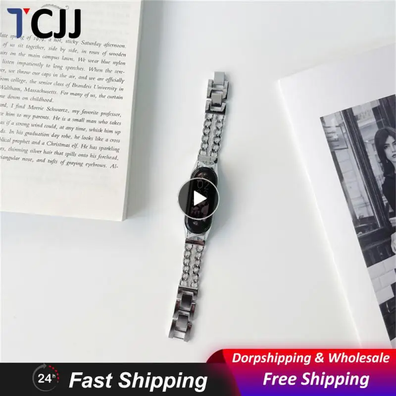 

Metal Wristband Bracelet Style Be Easy To Operate Universal Easy Disassembly Strap Odorless 4 Colors Skin-friendly Comfortable