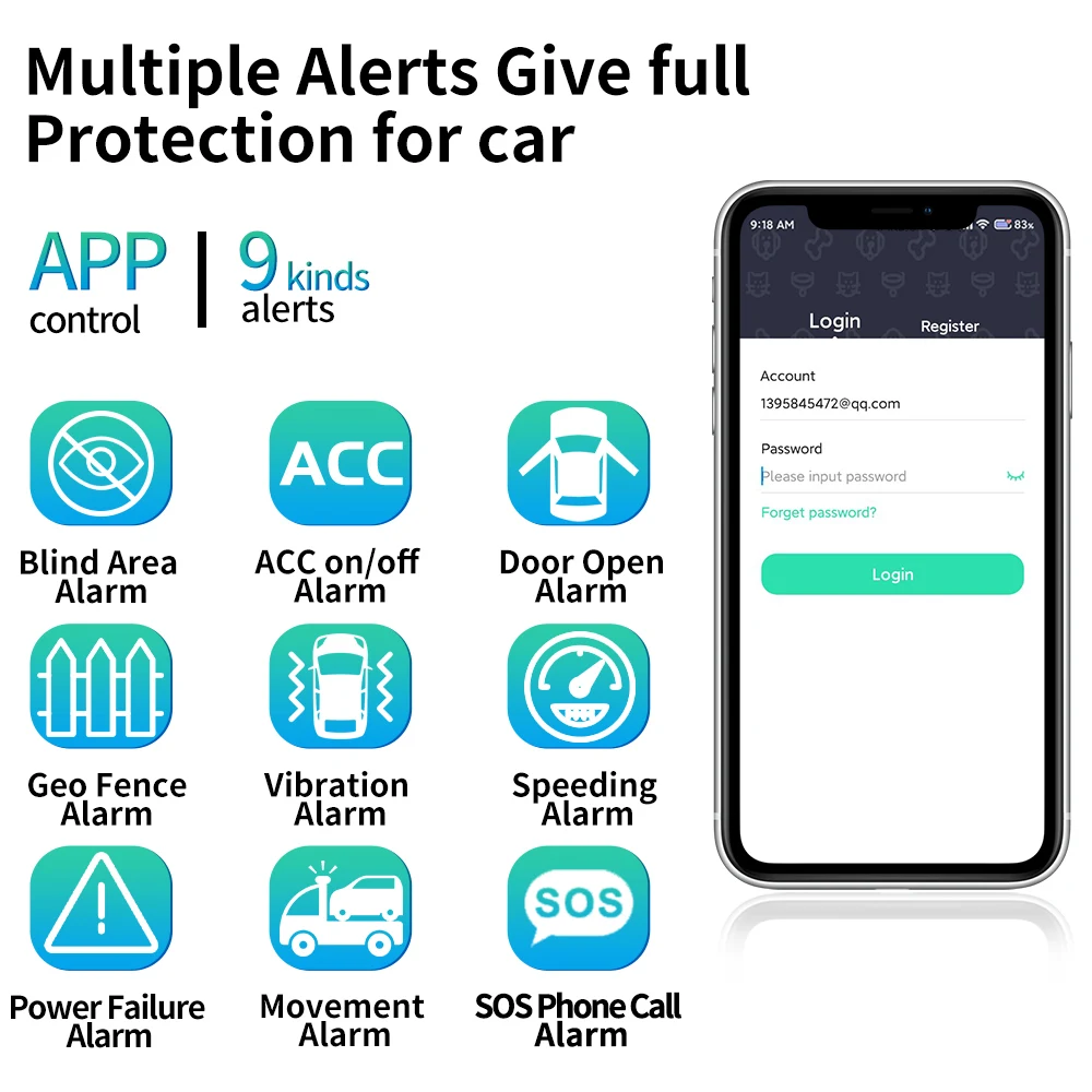 Deelife 4G мини GPS трекер автомобиля Противоугонный локатор для мотоцикла мопеда с