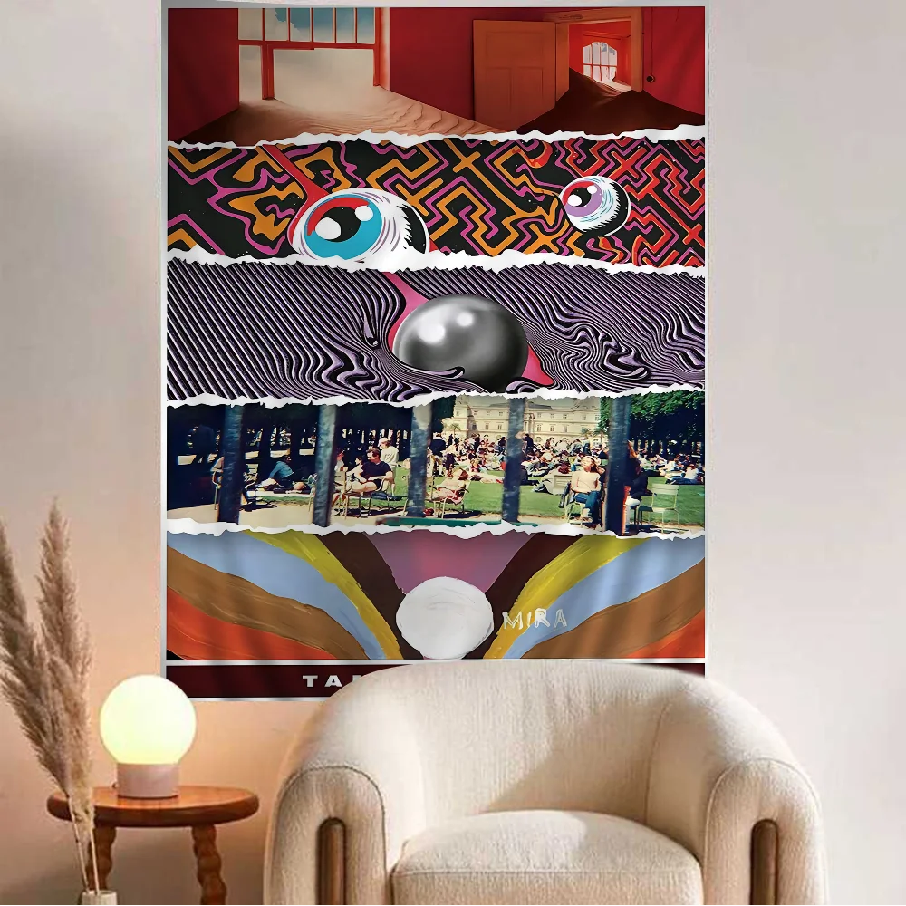 Новый Tame Impala психоделический хиппи настенные гобелены для гостиной домашний