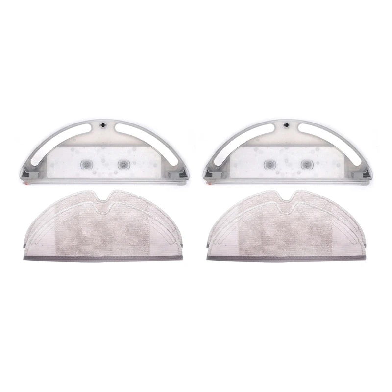 

2X Water Tank + Mop Cloths For Xiaomi Roborock S50 S51 S55 T60 T61 Vacuum Cleaner Parts