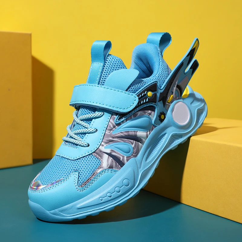 

Spring Boys Casual Sneakers For Kids Light Weight Teenage Trainers Designer Walking Shoes Kids Soft Bottom Boy Sport Shoes