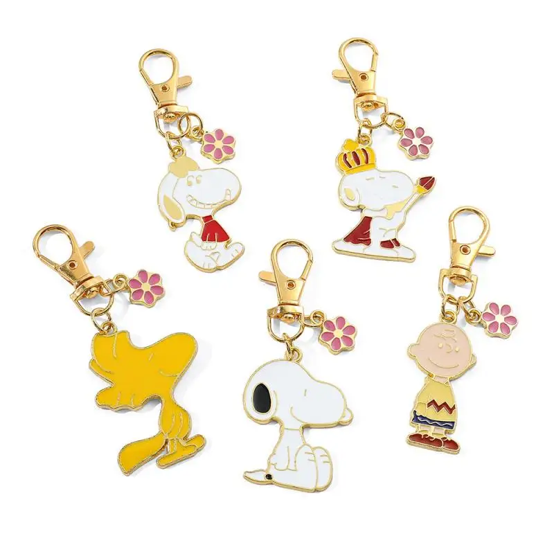 

Новинка 2023, милый мультяшный милый периферийный Брелок Snoopy, аниме Подвеска для сумки для девушек, ювелирные изделия из сплава