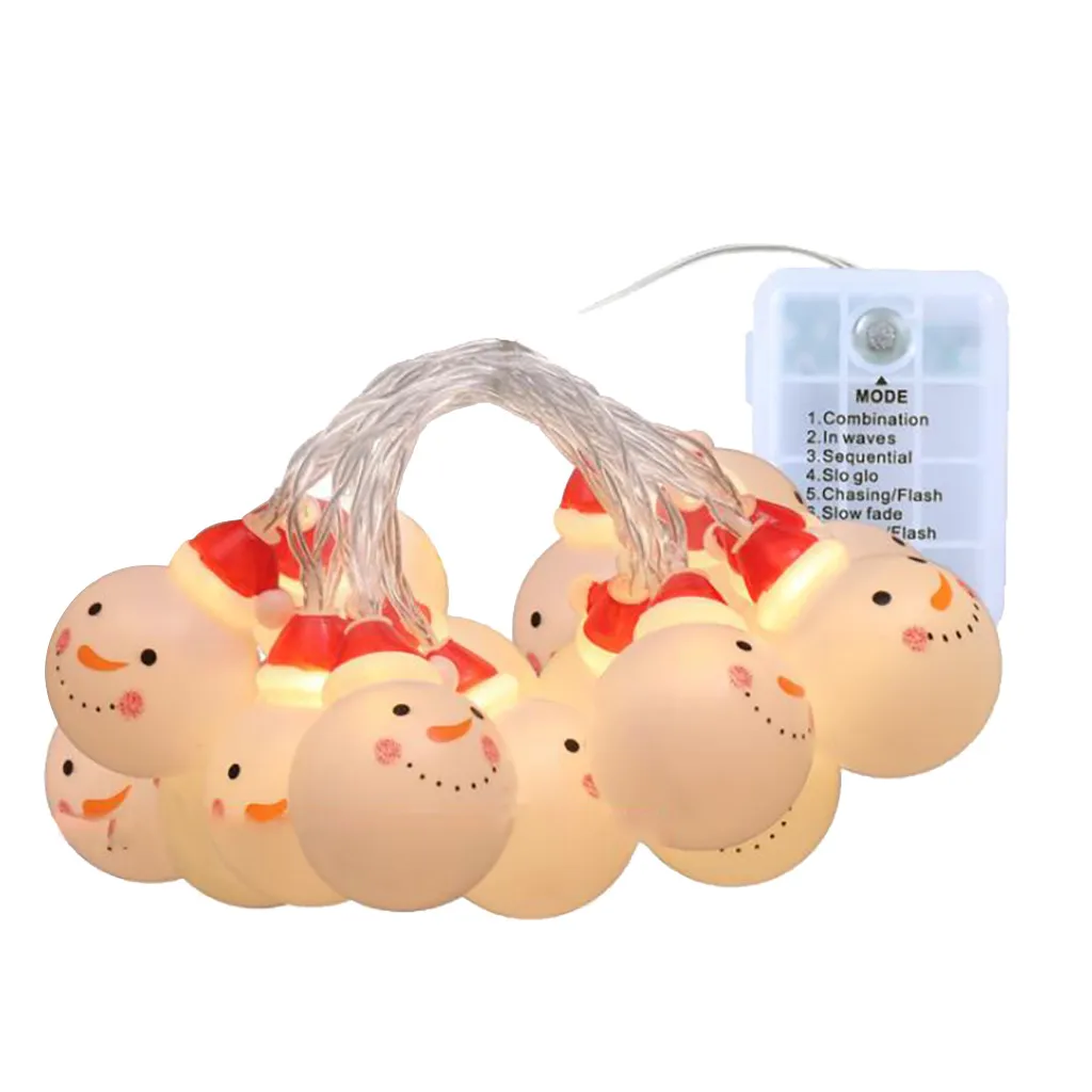 

Mini Led String Lights Plug in Green Wire Snowman Xmas Decoration Led Lights Christmas Warm White Led Icicle Lights Green Wire