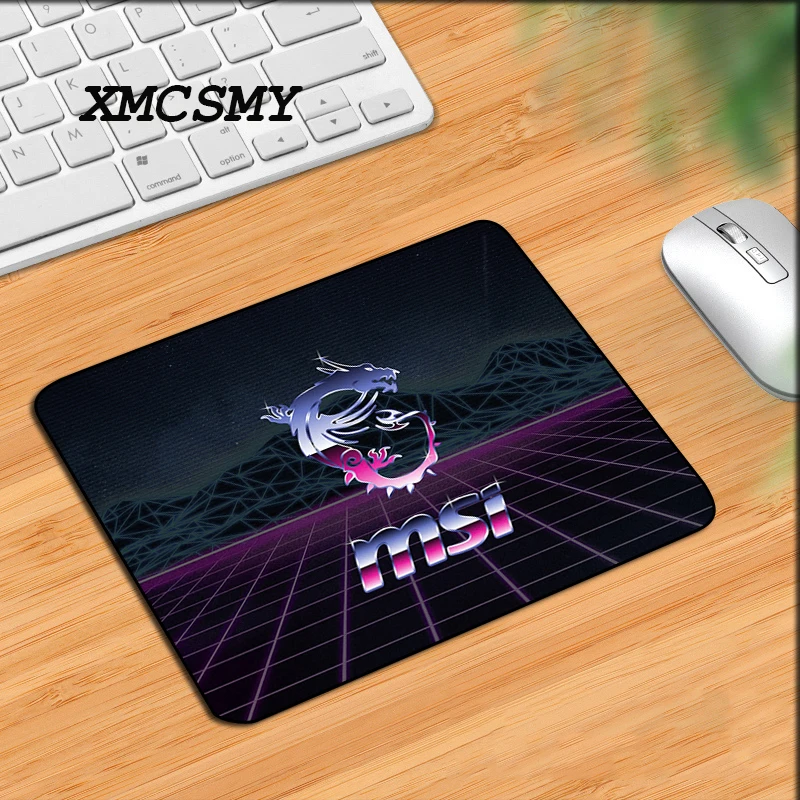 

Small Size 20x25cm Cartoon MSI Logo Mouse Pad Gaming Accessories Keyboard Desk Mat PC Gamer Laptop Tapis De Souris XS Mousepad