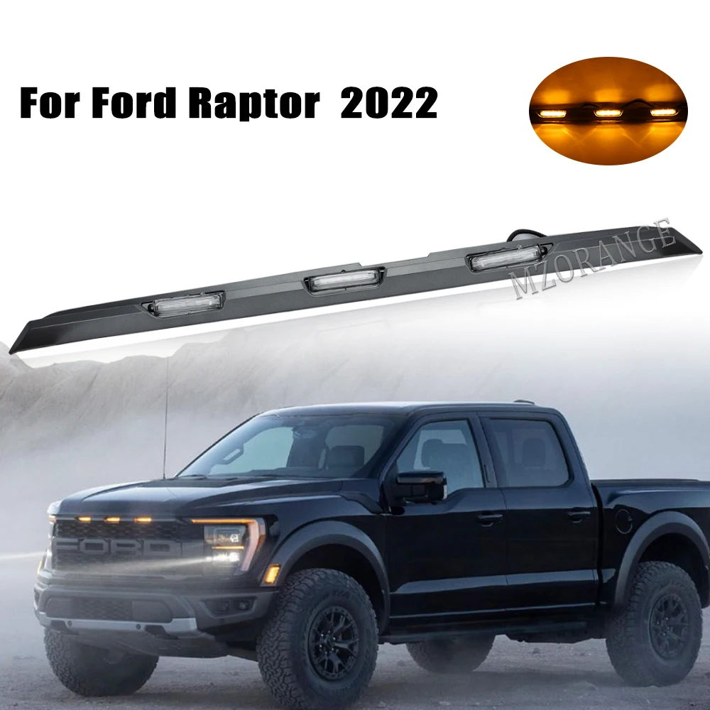 

Автомобильная фара DRL, дневные ходовые огни для Ford Raptor F150 2022, сигнал вождения, передний противотуманный фонарь, головные фары в сборе