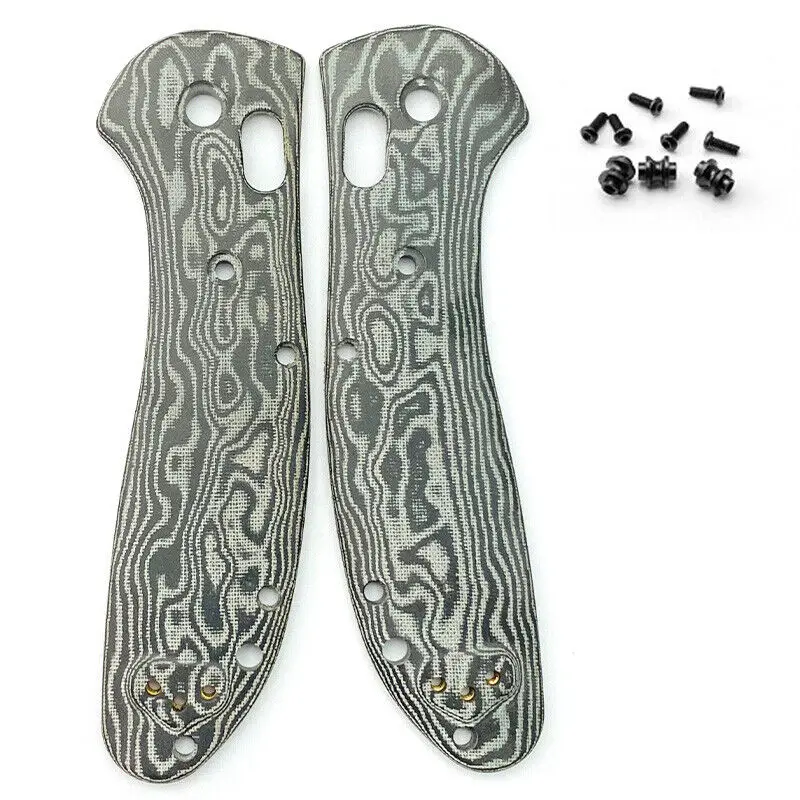 

2PCS Custom Handle Patch Micarta Material Scales for Benchmade Griptilian 551