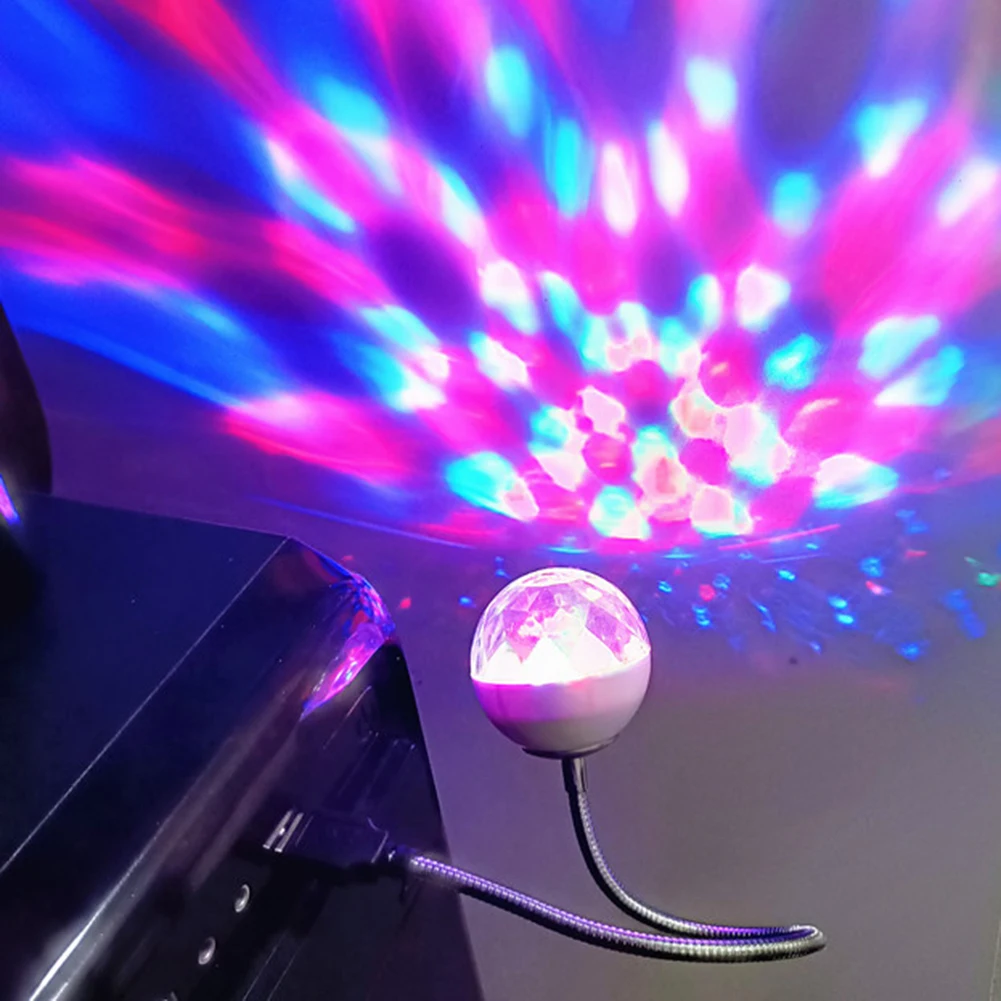 

Romantic LED Projector Ball Night Lights Colorful Stage Projector Ball Light Decor Xmas Festival Decor Ornaments