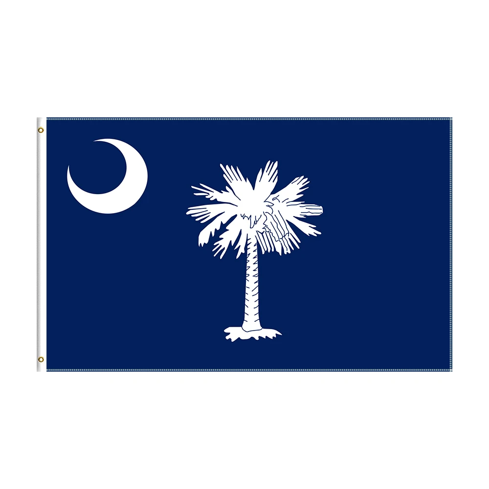 

3x5 Ft South Carolina Flag Polyester Printed State Banner For Decor