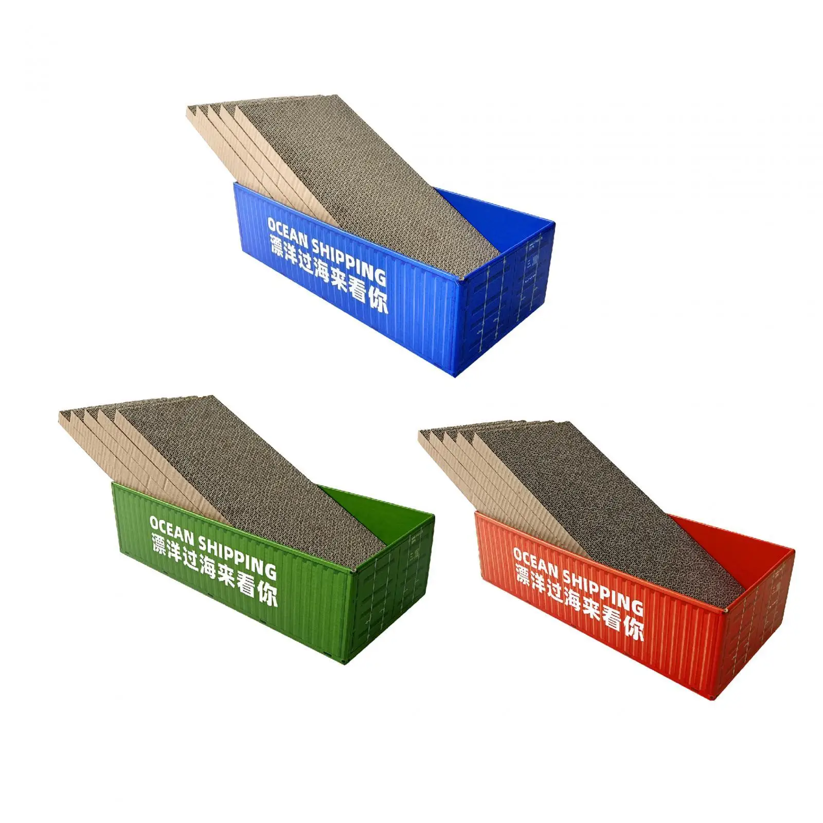 

5x Cat Scratchers Cardboard Lounge Bed Indoor Cats Kitten Scratch Pad Nest