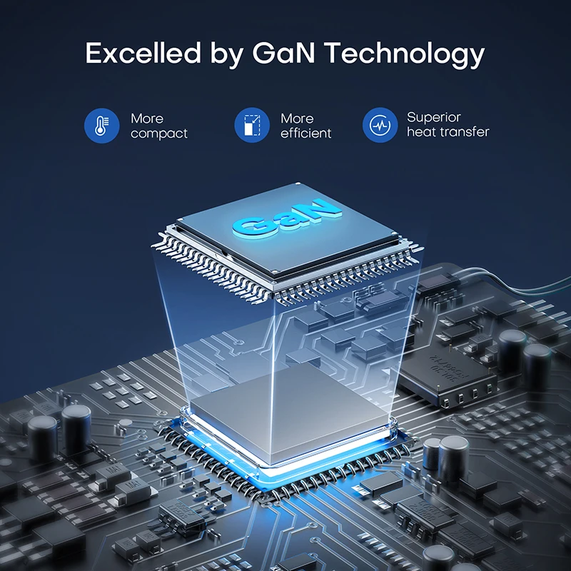 KOVOL 65W USB Type C Charger QC PD3.0 4 Ports GaN Fast Charger for iPhone 13 12 iPad Samsung S22 Macbook Xiaomi PD Phone Charger