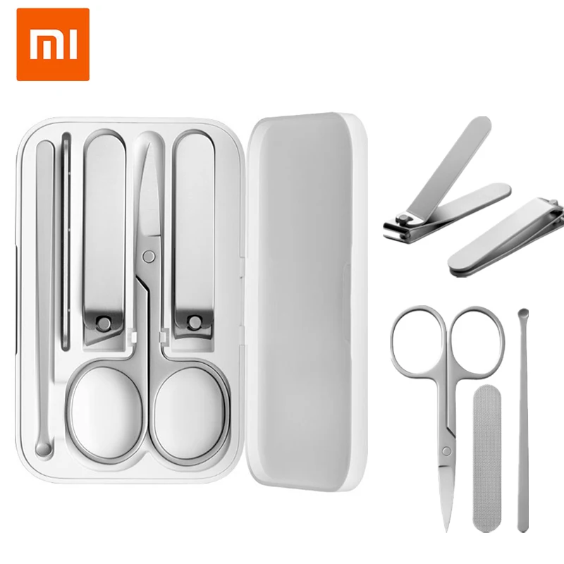 

Набор для маникюра и педикюра Xiaomi 5 в 1, из нержавеющей стали