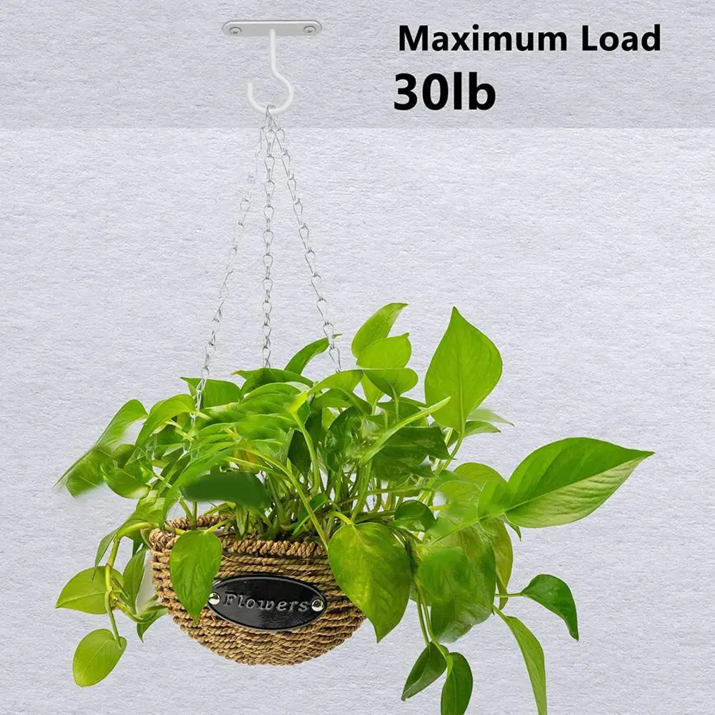 

Strong Flower Pot Hook Decorative Wall-mounted Flower Pot Hook Space-saving Solution for Indoor Gardening with Easy Installation