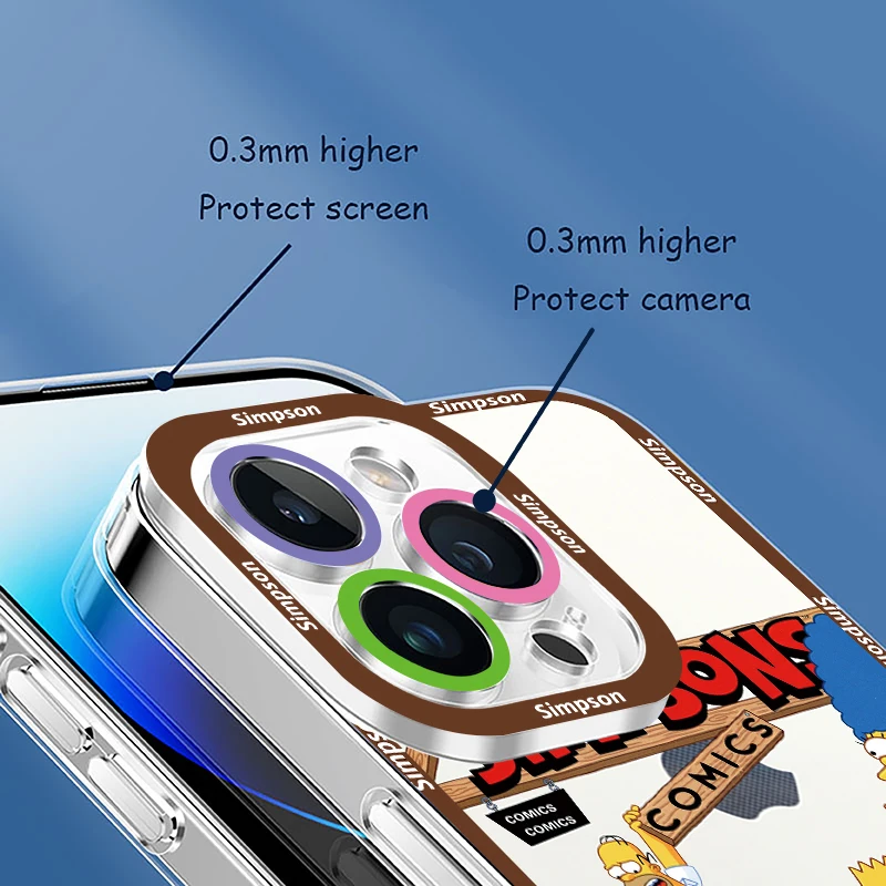 Прозрачный чехол для iPhone 15 14 13 12 11 Mini XS XR X Pro MAX 8 7 Plus глаза ангела