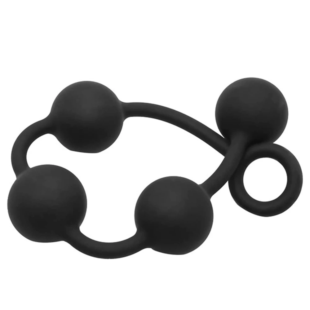 Анальная пробка силиконовые большие анальные шарики для взрослых секс-игрушка