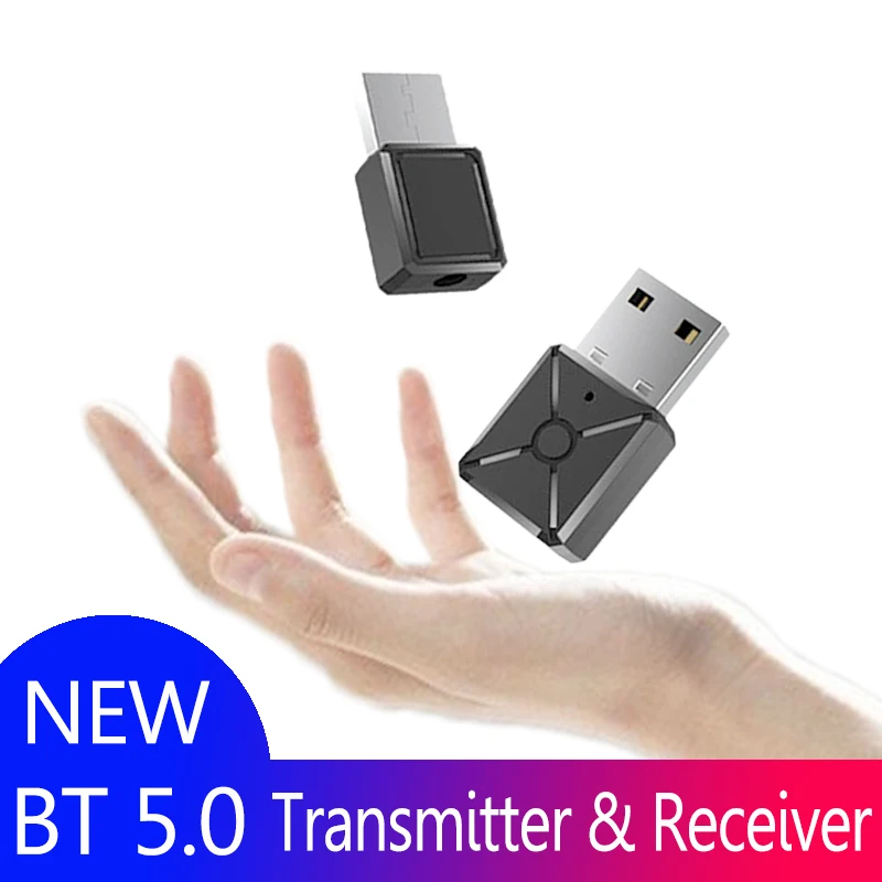 

Gtwoilt A30 Wireless MP3 Player AUX Music Bluetooth 5.0 Adapter PC Computer USB Audio Receiver Bluetooth Transmitter Receiver