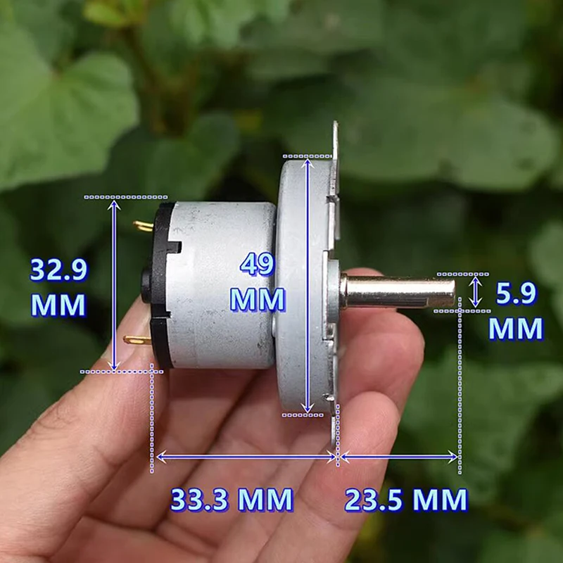 Медленная скорость постоянный ток 3 в 46 об./мин большой крутящий момент