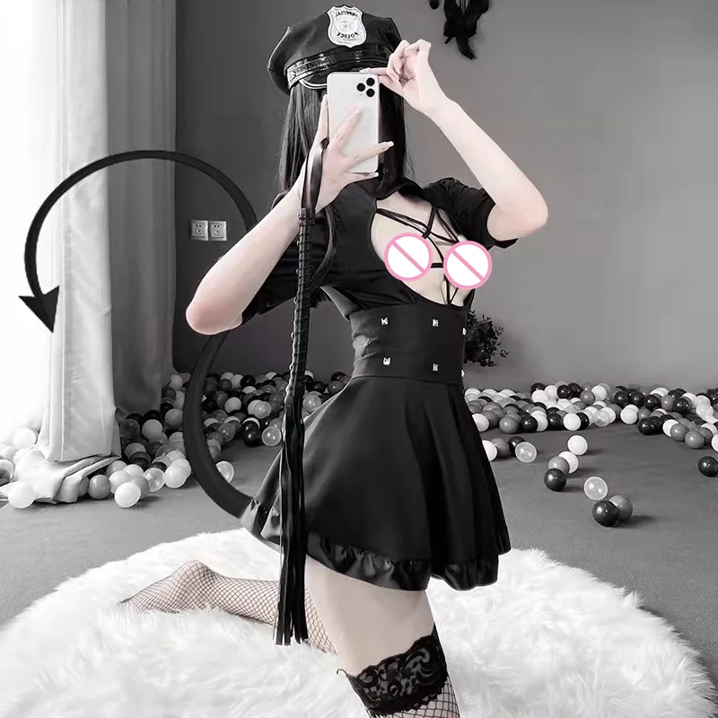 

Latex Suit Lingeries Women Woman Costumes Nightgown Sexy Underwear Sexiest Nighties Open Panties Between Legs Woman Sexshop Toys