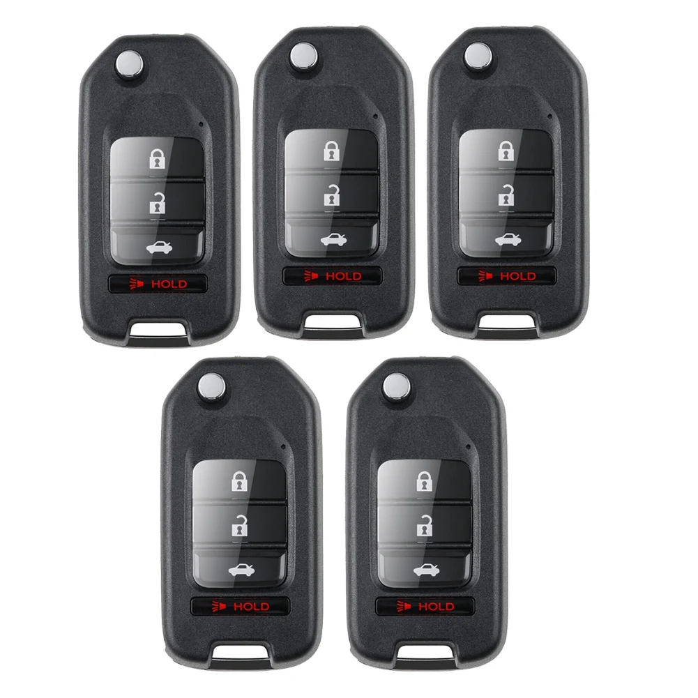 

5Pcs For KEYDIY NB10-4 NB-Series 4 Button Universal KD Remote Car Key for KD900 URG200 KD-X2 KD Programmer Honda Style