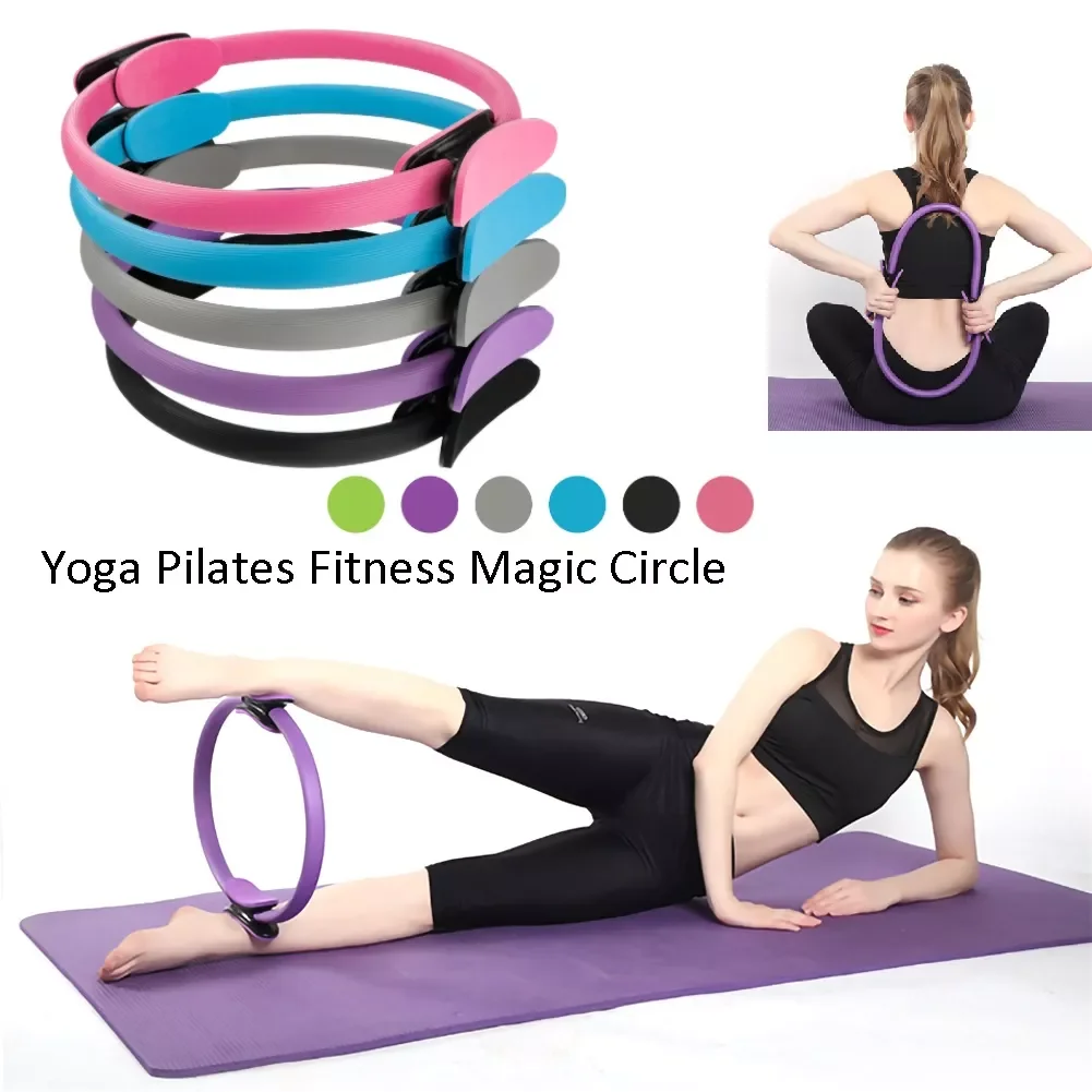 New in Pilates Circle Slimming Body Building Training Fitness Magic Circle Wrap Yoga Heavy Duty  Circle Yoga Ring Pilates Ring f