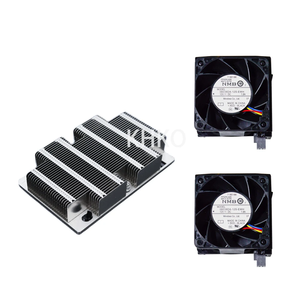 Оригинальный радиатор 00F8NV 0N5T36 для R740 R740XD, комплект для радиатора серверного процессора, радиатор 0F8NV, охлаждающий вентилятор N5T36 Вт/кронштейн, вентилятор радиатора