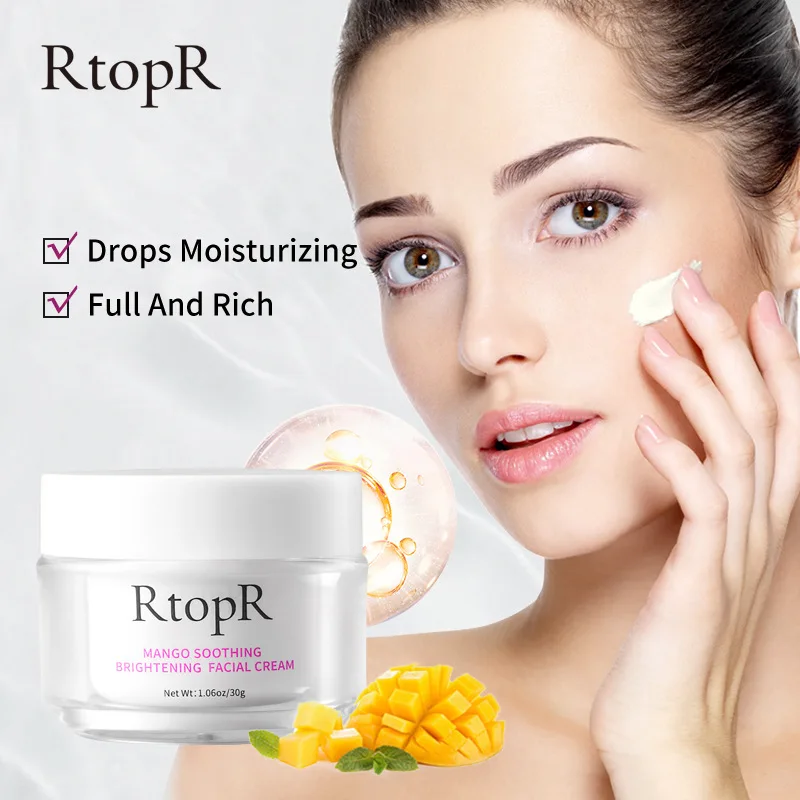 RtopR Mango Cream Beauty Health Whitening Skin Care Remove Blackheads Moisturize Skin Oil Control Shrink Pores Face Care