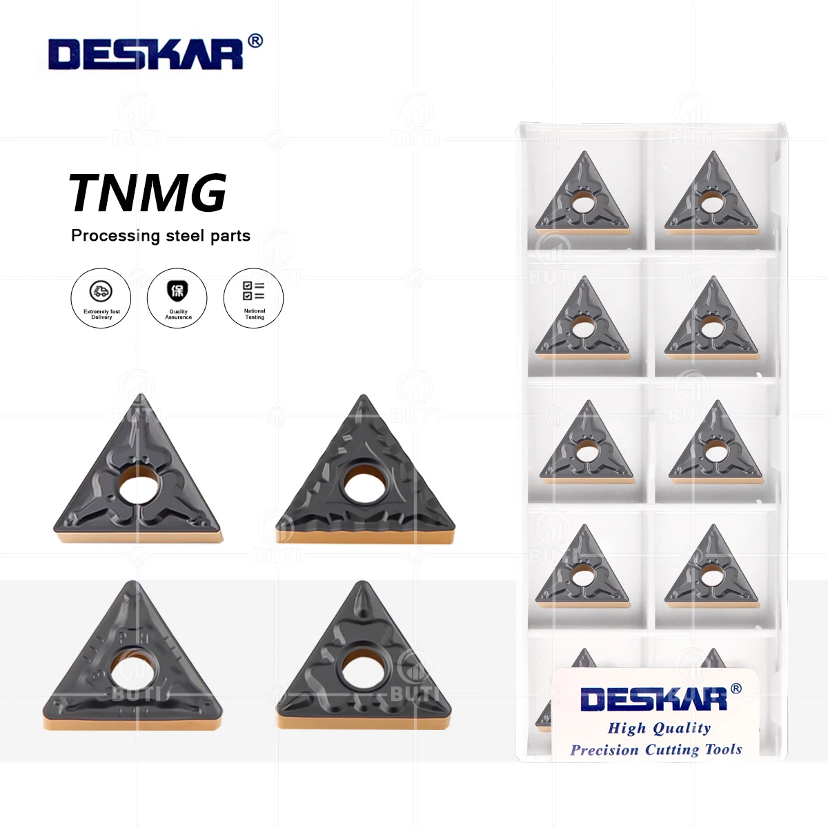 

DESKAR TNMG 160404 ТНМГ 160408 ТНМГ 160412 TM CQ HQ PM R-S L-S LF9218 100% оригинальный токарный станок с ЧПУ, твердосплавные вставки для стали