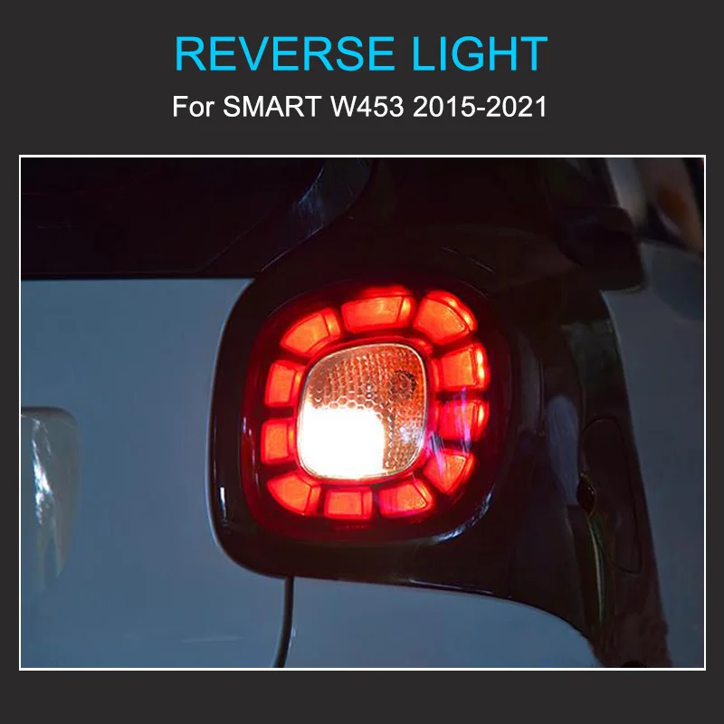 1 пара автомобильных задних фонарей в сборе для Benz W453 Smart 2015-2020 задние фонари Plug and