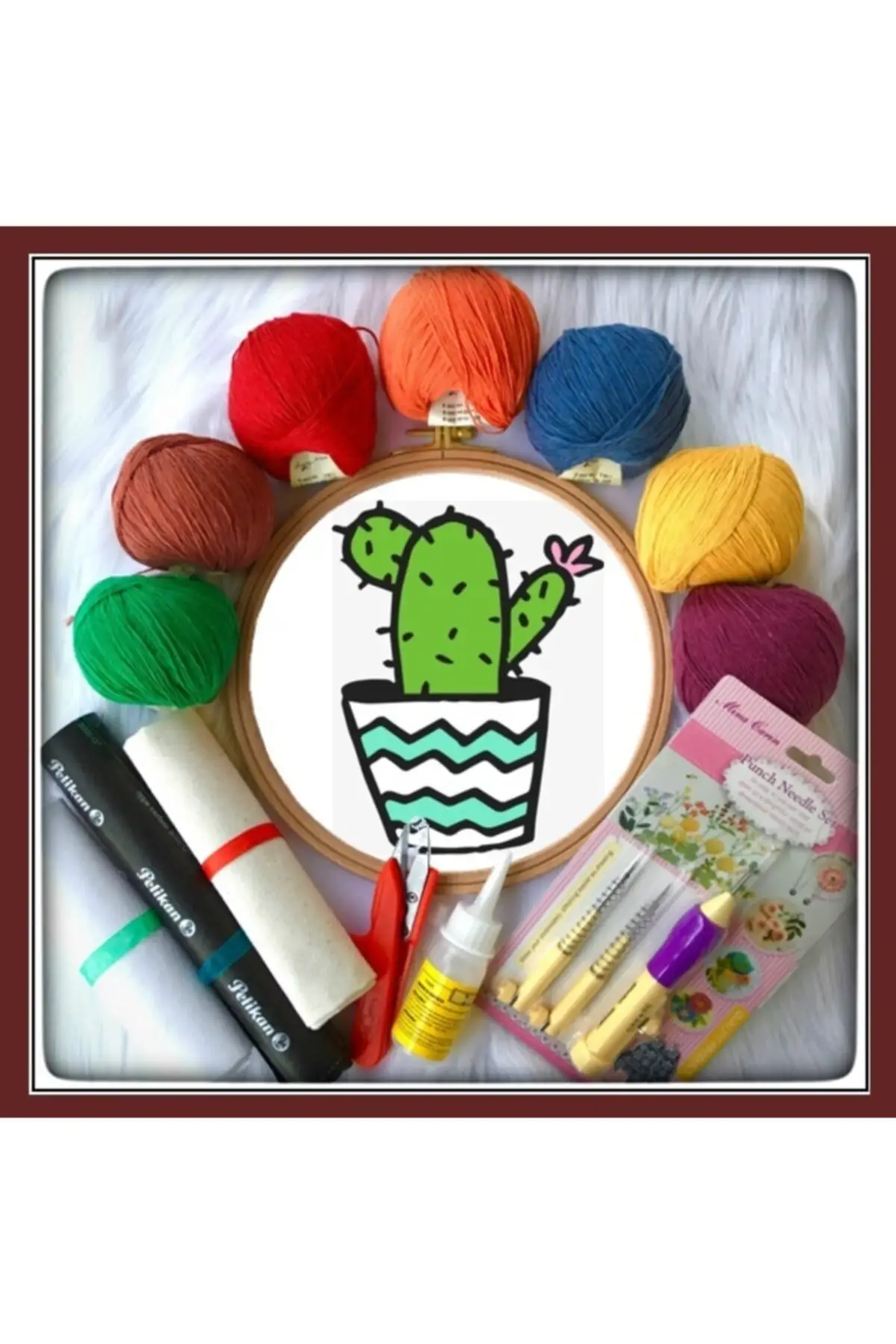 350 grams 7 Cotton Rope Punch Embroidery Set Kits Needle Kecelemece Sisters 5 Hobby Supplies & Leisure Life