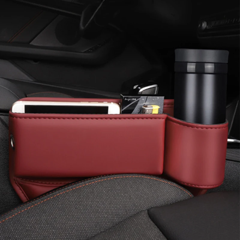 

Car Seat Gap Organizer Box Storage Supplies For Phone Money Coin Card Cup Keys Multifunction Pocket Auto Interior Accessories