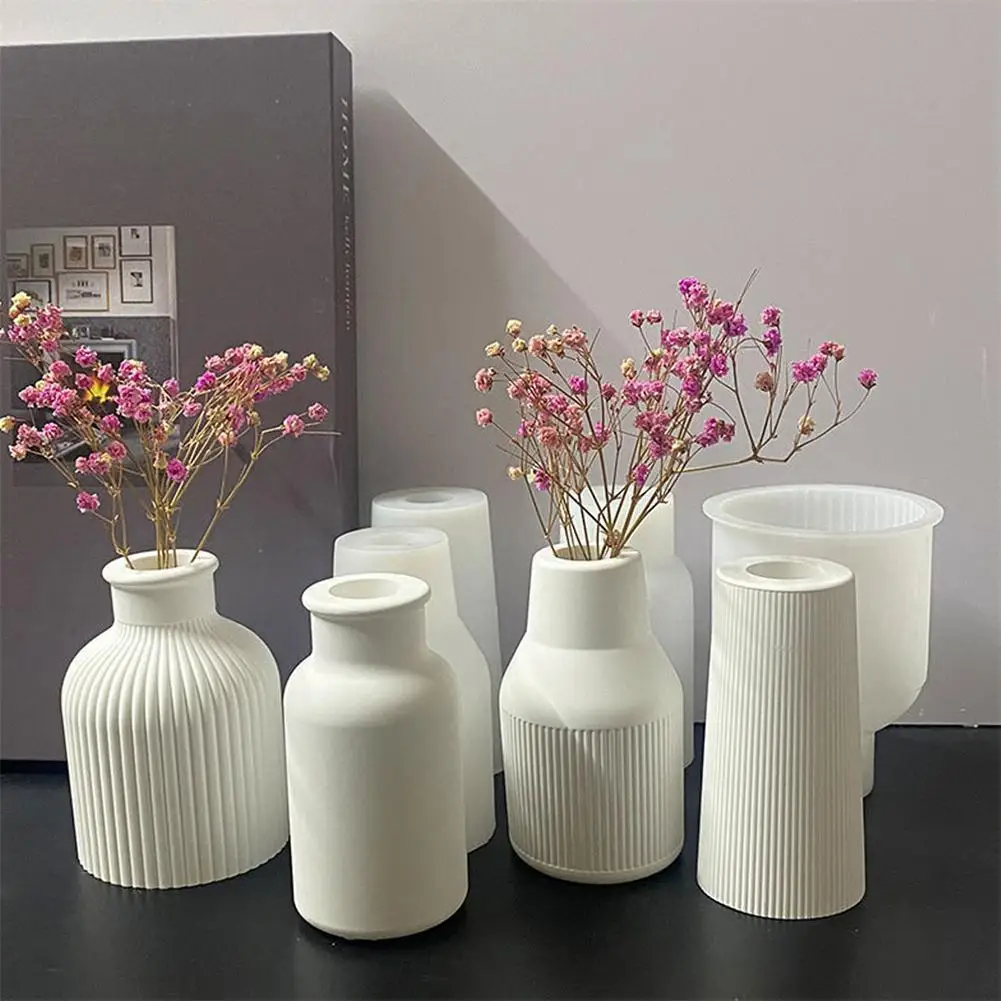 

Vase Silicone Mold Vase Flower Pot Plaster Glue Mold Mold Silicone Mold Planter Home Making Decoration Vase Crafts Vase Sil Z5G5