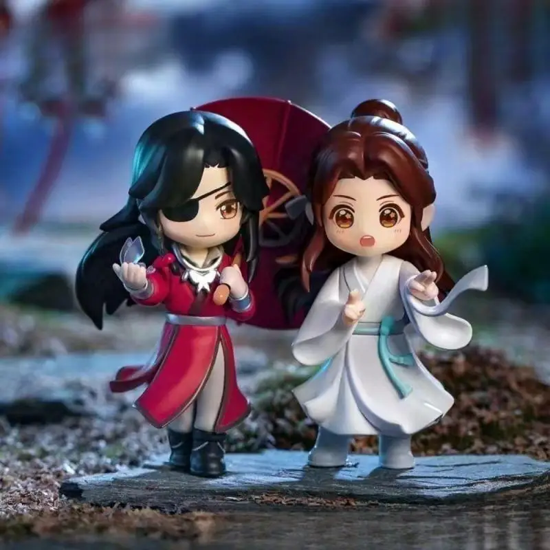 Hot Heaven Official Blessing Lucky To Meet You Xie Lian Hua Cheng Blind Box Кукла Модель Mystery Фигурки Орнамент
