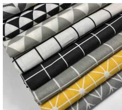 Семицветная льняная Маргаритка товары для домашнего текстиля фоновая ткань с