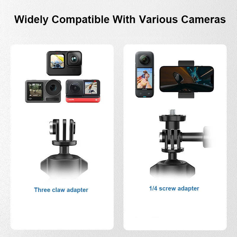 Винтовой Адаптер для штатива 1/4 дюйма вращающийся на 360 градусов держатель Insta360 X4