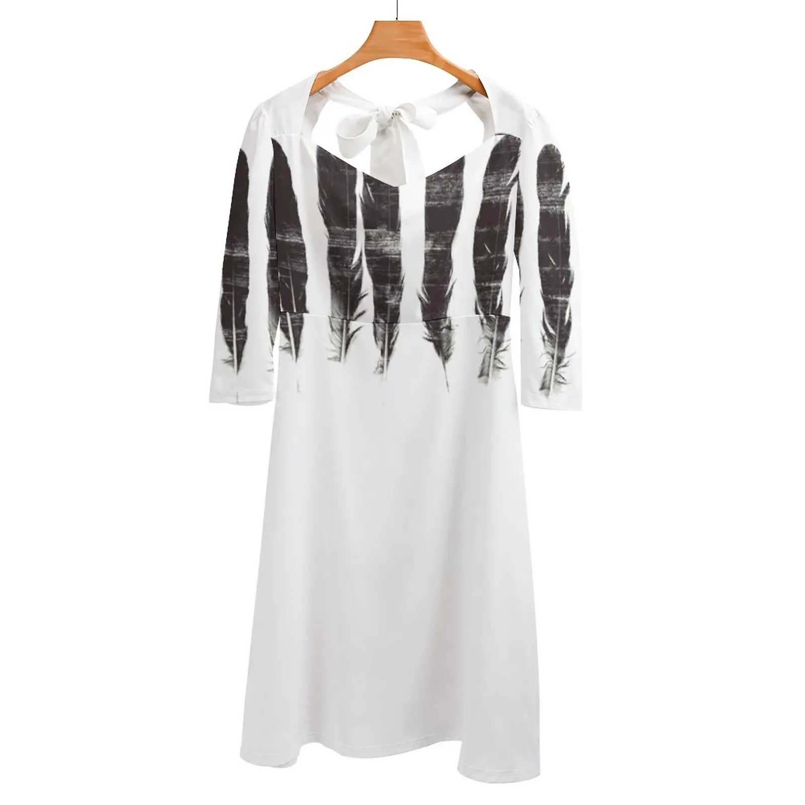 Icarus I : Yearning Back Lacing Backless Dress Square Neck Fashion Design Large Size Loose Sybille Sterk