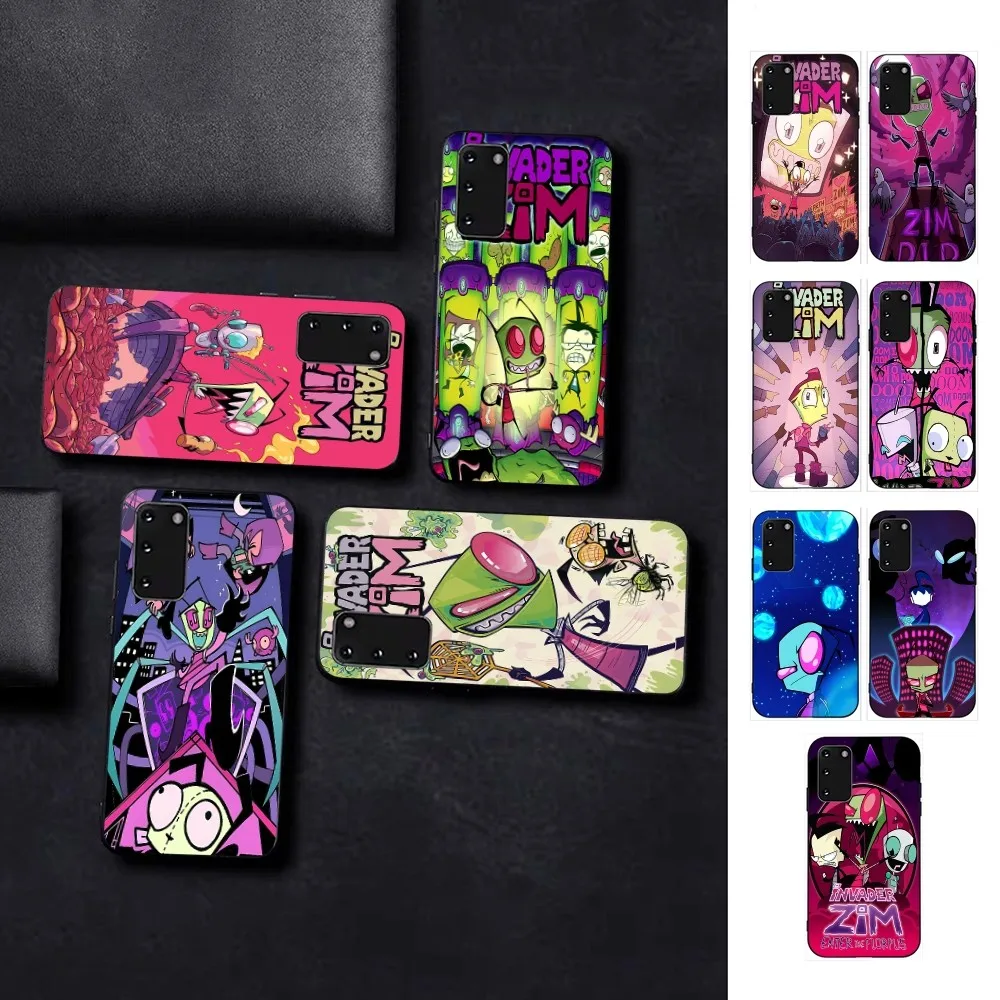 Фото I-Invader Z-Zim Phone Case For Samsung S 9 10 20 21 22 23 30 23 24 Plus Lite Ultra FE S10lite Fundas №2