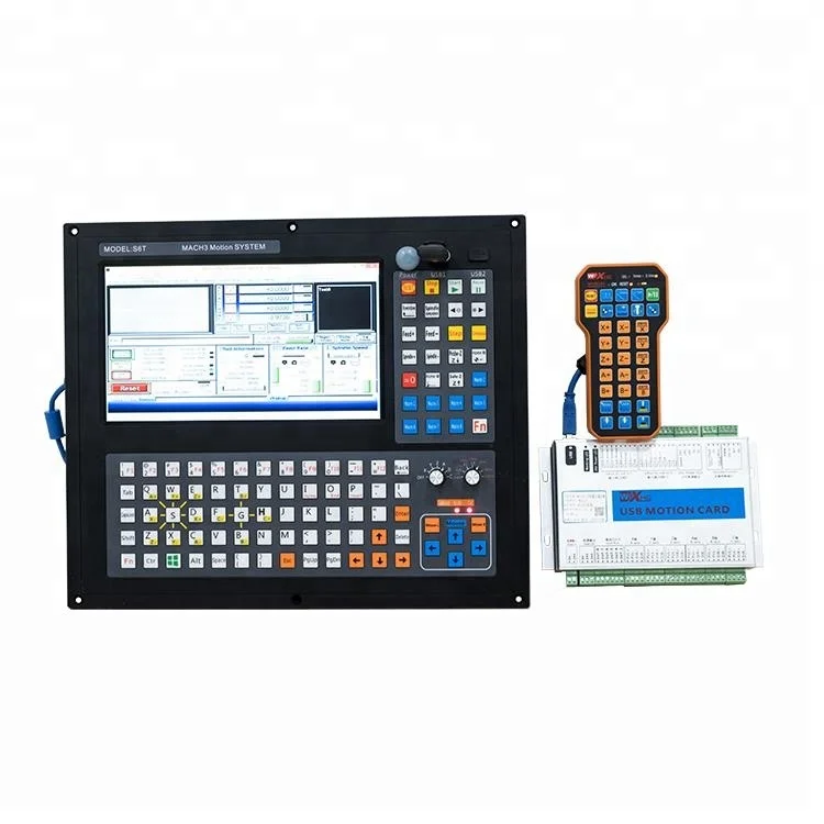 

mach 3 computer board Support VGA output, external industrial display 10 inch LCD display, integrated control panel