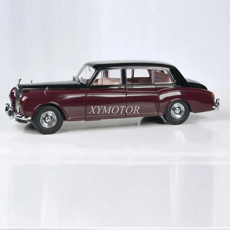 

Paragon 1/18 For Rolls Royce Phantom V Diecast Model Car Toys Gifts Hobby Display Red black/White black Collection Ornaments