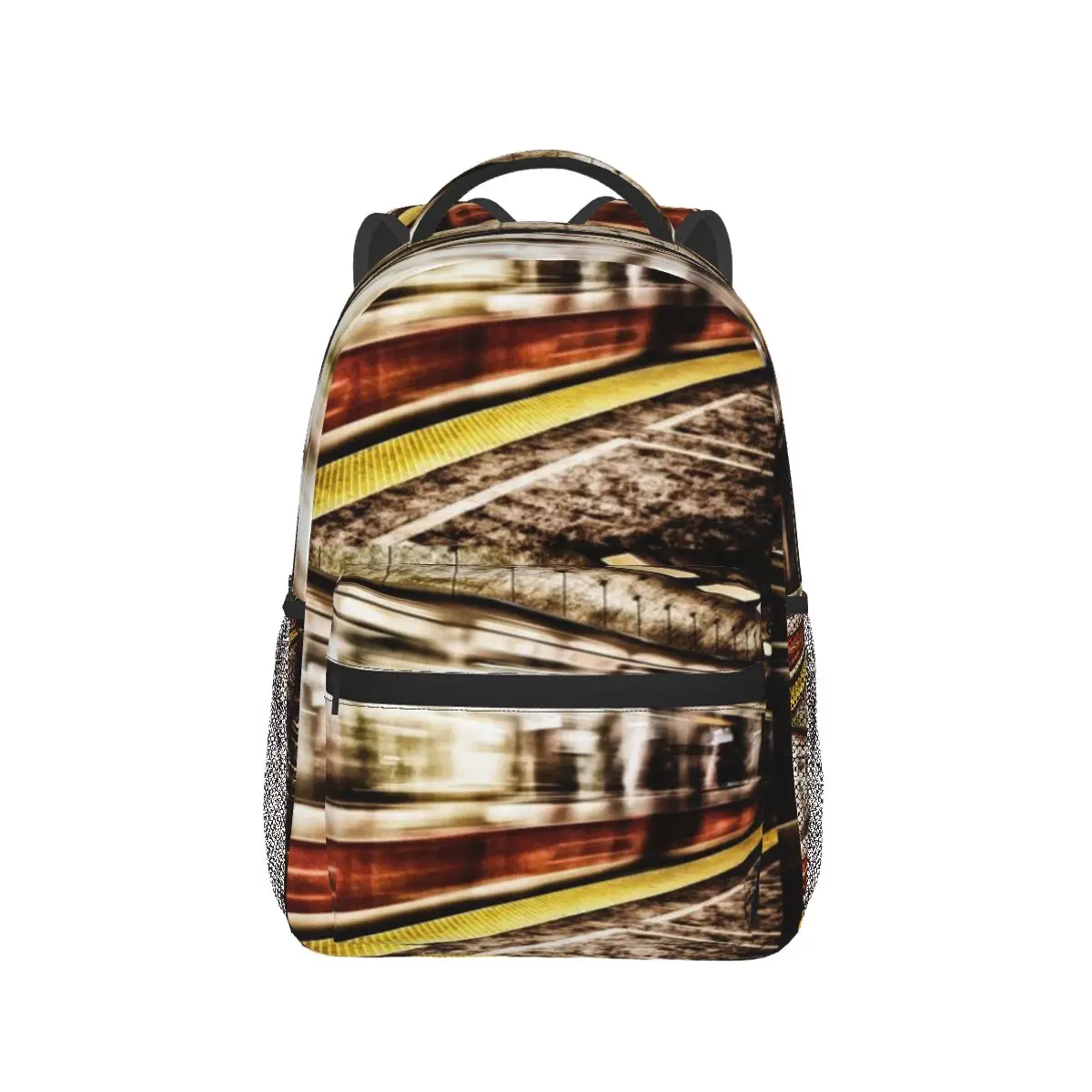 MBTA Red Line поезд в движении станции метро один Повседневный Рюкзак