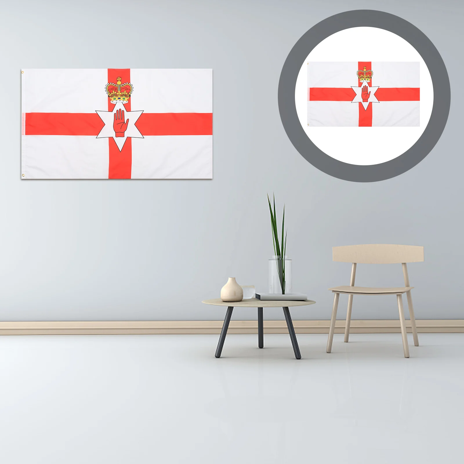

Polyester Northern Ireland Flag National Flag Bright Color Northern Ireland Flag Outdoor Decors Northern Ireland Flag For Decor