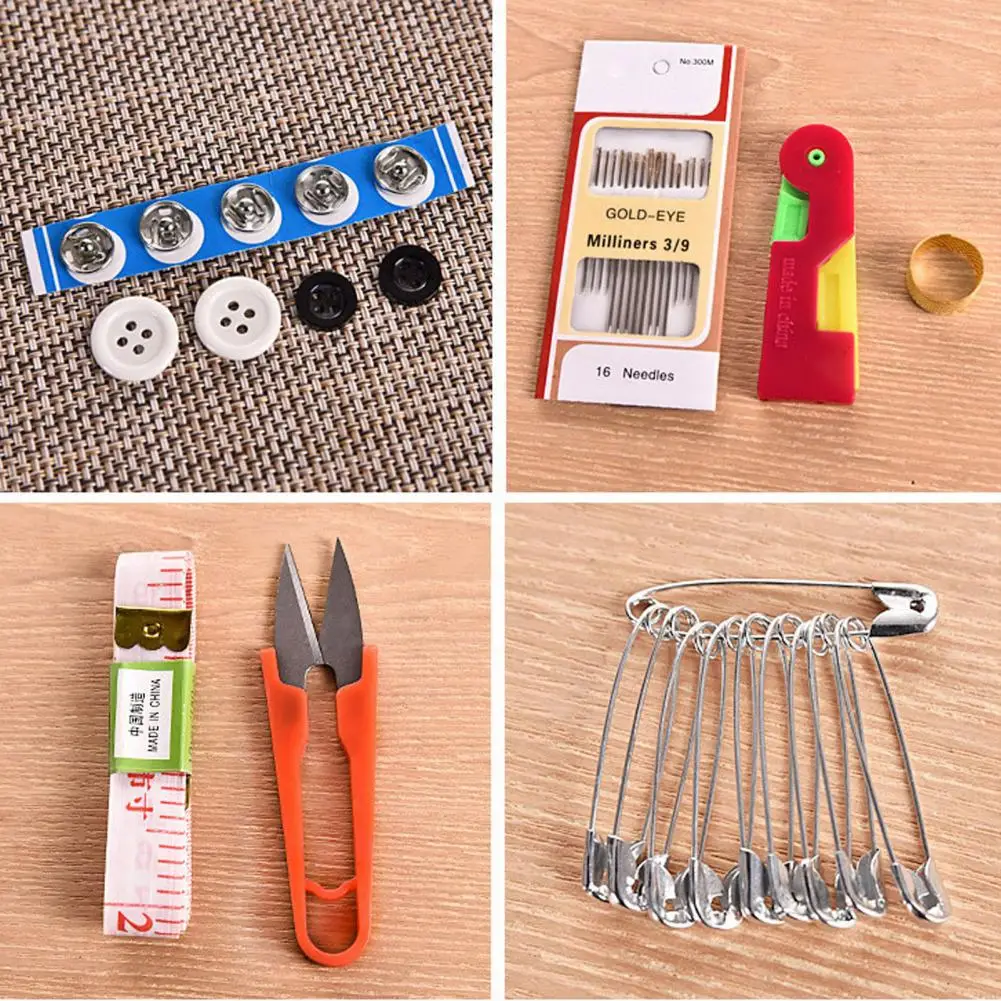 

10Pcs/Set Needlework Box Useful Handle Design Portable DIY Embroidery Sewing Box Kit Sewing Supplies Sewing Kit Sewing Box Kit