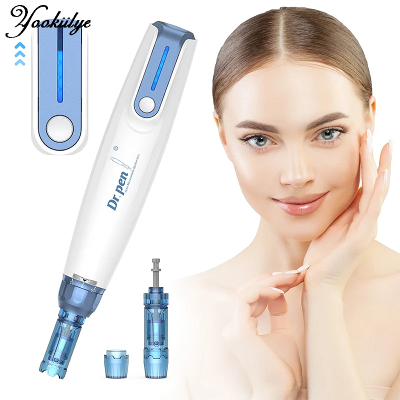 Newest Dr Pen A9 Profesional Skin Care Needling Pen 6 Speeds Derma Pen for Wrinkle Removal Mesotherapy Needle Pen Rechargeable
