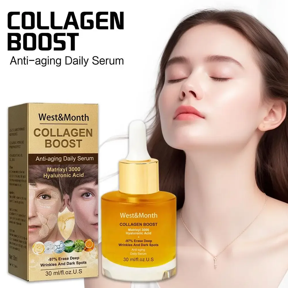 3 шт. антивозрастная сыворотка для лица West & Month Advanced Collagen Boost невозрастная