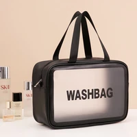 portable travel wash bag women female transparent waterproof makeup storage pouch large capacity cosmetic organizer beauty case