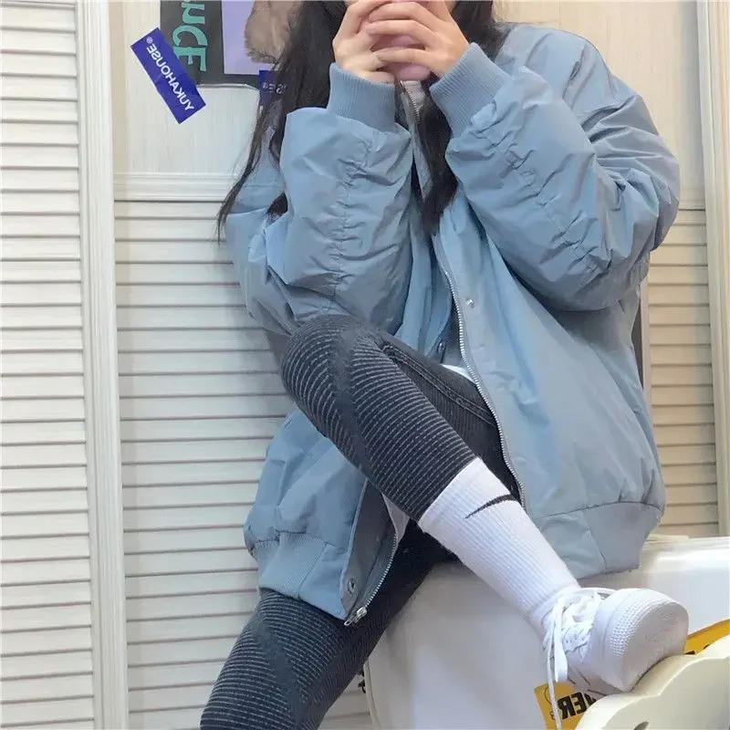 Женские бейсбольные пальто-авиаторы новые зимние женские куртки-бомберы