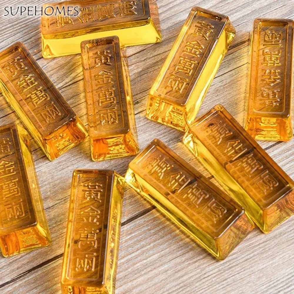 

Chinese Style Citrine Gold Bar Fortune Car Decoration Mascot Ornament Supplies Collection Crafts Feng Shui Amulet Pendant