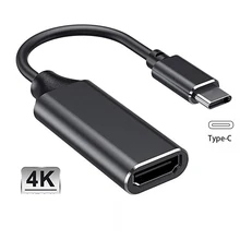 Cable adaptador tipo C a HDMI, convertidor Ultra HD 4k, USB 3,1, HDTV, para MacBook, Chromebook, Samsung S8, S9